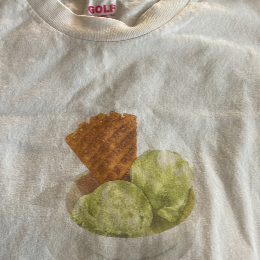 Vintage y2k Streetwear Golf le Fleur Ice Cream Jeni’s Tee
